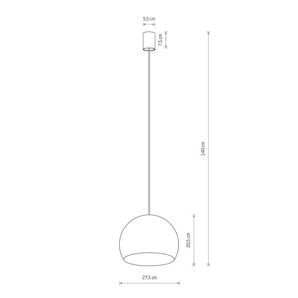 Подвесной светильник Nowodvorski Candy I Zwis GU10 1x35W IP20 Wh (10335), 100022965