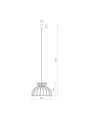 Подвесной светильник Nowodvorski Kymi С E27 1x60W IP20 Bl (10575), 100023048