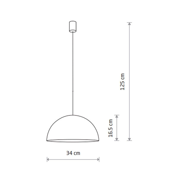 Люстра Nowodvorski Hemisphere Super S GX53 1x8W IP20 Wh (10695), 100023125