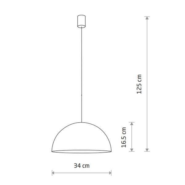 Люстра Nowodvorski Hemisphere Super S GX53 1x8W IP20 Wh (10701) , 100023124