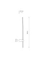 Светильник Nowodvorski Saber M Led 1x11W 4000K 410Lm IP20 Bl (10853), 100023118