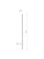 Светильник Nowodvorski Saber L Led 1x16W 4000K 570Lm IP20 Bl (10854), 100023119