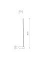 Светильник Nowodvorski Arm M Led 1x10W 4000K 390Lm IP20 Bl (10855), 100023120