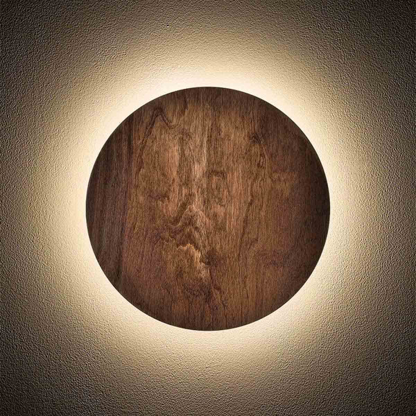Светильник Nowodvorski Ring Timber Led S 1x7W 3000K 60Lm IP20 Brown (11288), 100024477