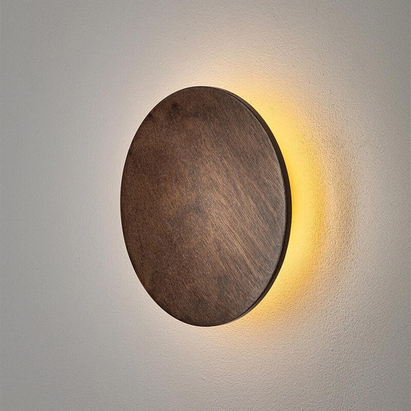 Светильник Nowodvorski Ring Timber Led S 1x7W 3000K 60Lm IP20 Brown (11288), 100024477