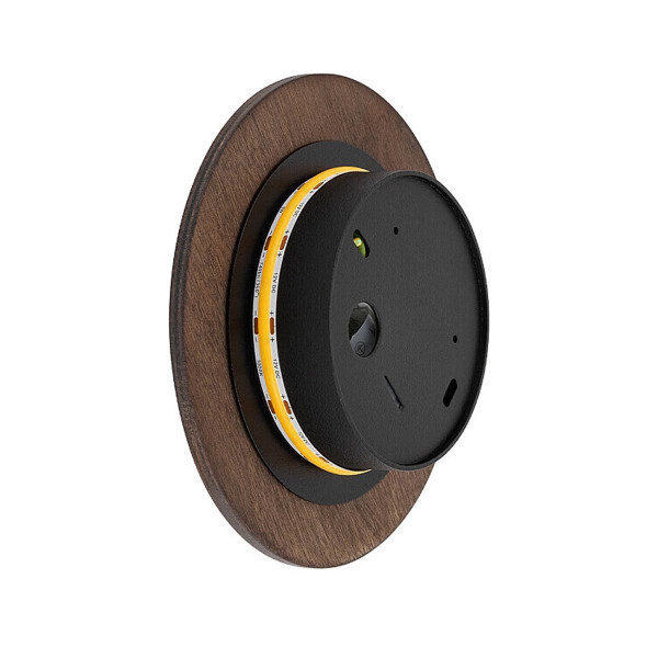 Светильник Nowodvorski Ring Timber Led S 1x7W 3000K 60Lm IP20 Brown (11288), 100024477