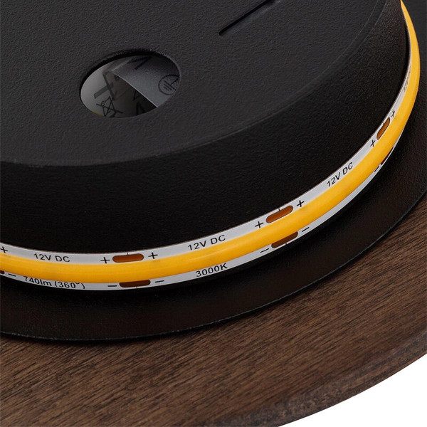 Светильник Nowodvorski Ring Timber Led S 1x7W 3000K 60Lm IP20 Brown (11288), 100024477