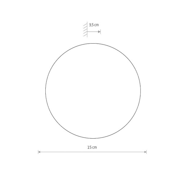 Светильник Nowodvorski Ring Timber Led S 1x7W 3000K 60Lm IP20 Brown (11288), 100024477