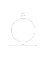 Светильник Nowodvorski Ring Timber Led S 1x7W 3000K 60Lm IP20 Brown (11288), 100024477