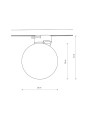 Светильник трековый Nowodvorski Profile Snowball G9 1x12W IP20 Wh (11298), 100024481
