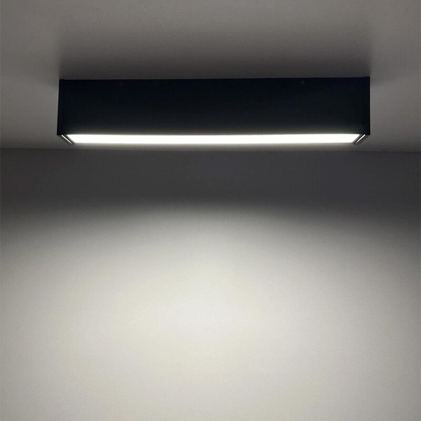 Светильник Nowodvorski Outline S Led 1x20W 3000K 1200Lm IP44 Bk (11360), 100024472