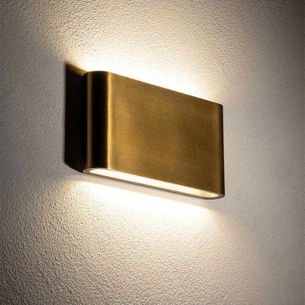 Светильник уличный Nowodvorski Semi M Led 2x5W 3000K 500Lm IP54 Brass (11366), 100024463