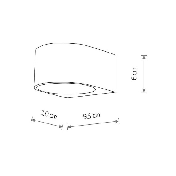 Светильник уличный Nowodvorski Nel I Led 1x5W 3000K 500Lm IP54 Bk (11368), 100024467