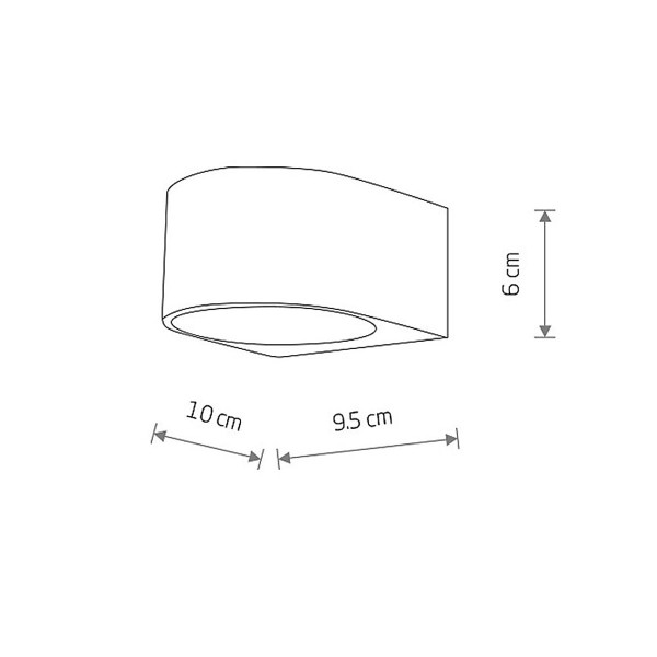 Светильник уличный Nowodvorski Nel II Led 2x5W 3000K 880Lm IP54 Bk (11370), 100024466