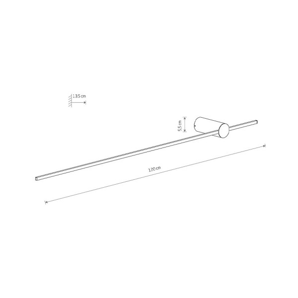 Светильник Nowodvorski Saber LED L 1x16W 3000K 540Lm IP20 Silk Olive (11381), 100024468
