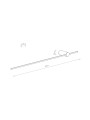 Светильник Nowodvorski Saber LED L 1x16W 3000K 540Lm IP20 Silk Olive (11381), 100024468