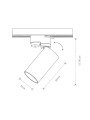 Светильник Nowodvorski Profile Mono GU10 10W IP20 Bl/Gold (7582), 100023056