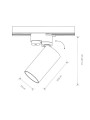 Светильник Nowodvorski Profile Mono GU10 10W IP20 Wh/Gold (7585), 100023059