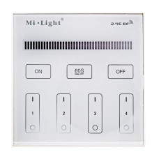 Панель управления Mi-light WW/W беспроводная 4 зоны 2.4G White (BL1)