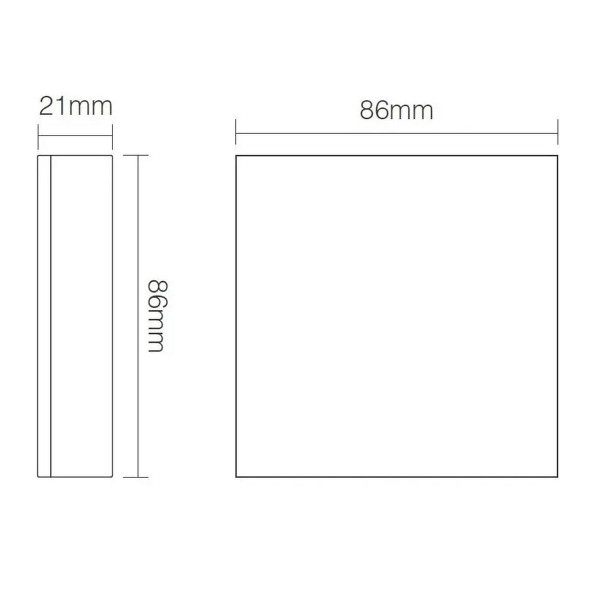 Панель управления Mi-light WW/W беспроводная 4 зоны 2.4G White (BL1), 100024032