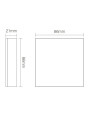 Панель управления Mi-light WW/W беспроводная 4 зоны 2.4G White (BL1), 100024032