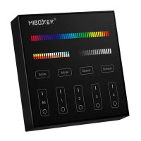 Панель управління Mi-light RGB/RGBW/CCT Touch контролер 2,4G RF 4 зони Black B4-В (BL4B)
