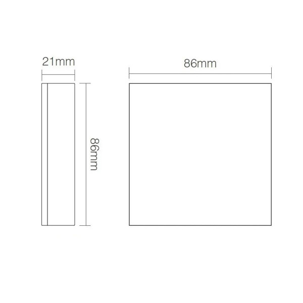 Панель управления Mi-light RGB/RGBW/CCT Touch контроллер 2,4G RF 4 зоны Black B4-В (BL4B), 100022688