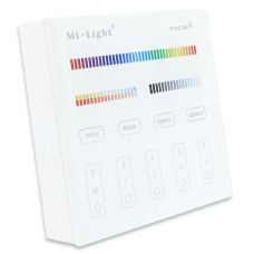 Панель управления Mi-light RGB/RGBW/CCT Touch контроллер 2,4G RF 4 зоны White B4 (BL4)