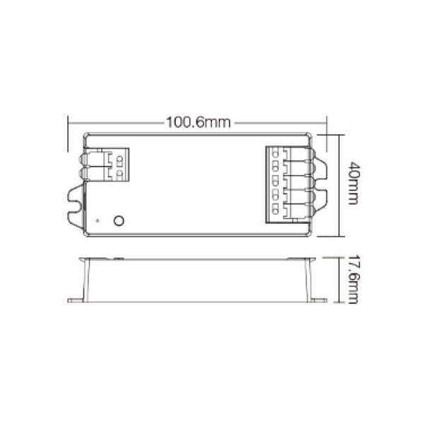Контроллер Mi-light tunable white W+CCT 2 в 1 12А 2,4G RF DC12/24V (E2-RF), 100024041