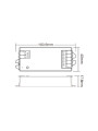 Контроллер Mi-light tunable white W+CCT 2 в 1 12А 2,4G RF DC12/24V (E2-RF), 100024041