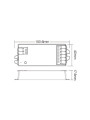 Контроллер Mi-light RGB+W+CCT 3 в 1 12А 2,4G RF DC12/24V (E3-RF), 100024042