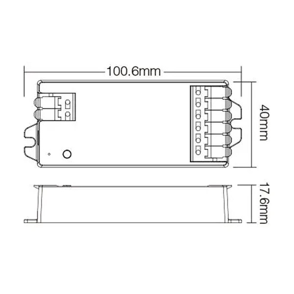 Контроллер Mi-light RGB+W+CCT 3 в 1, DC12/24V, 12A, ZigBee + RF 2.4G (E3-ZR), 100023970