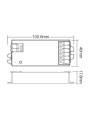 Контроллер Mi-light RGB+W+CCT 3 в 1, DC12/24V, 12A, ZigBee + RF 2.4G (E3-ZR), 100023970