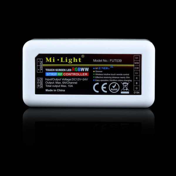 Контролер Mi-light RGB+CCT 10А -2,4G RF Wi-Fi 5 каналів FUT039 (ML039-RGB+CCT) , 100014053