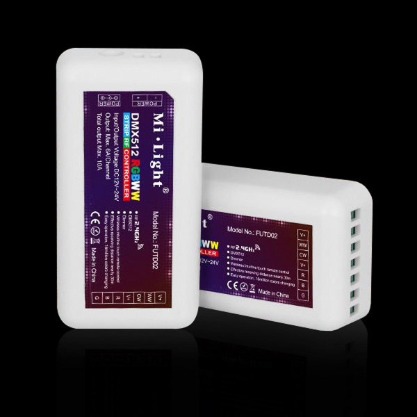Контроллер Mi-light RGB+CCT 10А -2,4G RF 5 каналов D02 (MLD02-RGB+CCT), 100015446
