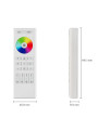 Пульт д/у Mi-light DIM+RGB+CCT 2,4G Touch 4-х зонный RF White (RL03-RF), 100024039