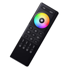 Пульт д/у Mi-light DIM+RGB+CCT 2,4G Touch 4-х зонный RF Black (RL03-RFB)