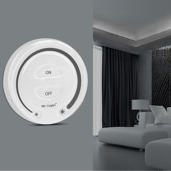 Панель керування Mi-light Single White бездротова кругла 1 зона 2.4G White (RL087) , 100024030