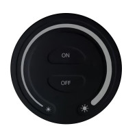 Панель управления Mi-light Single White беспроводная круглая 1 зона 2.4G Black (RL087-B)