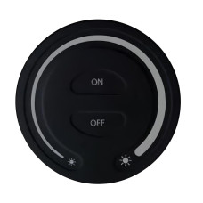 Панель управления Mi-light Single White беспроводная круглая 1 зона 2.4G Black (RL087-B)