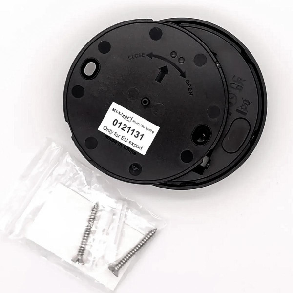 Панель керування Mi-light Single White бездротова кругла 1 зона 2.4G Black (RL087-B) , 100024029