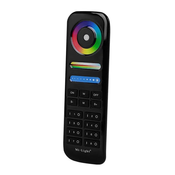 Пульт д/у Mi-light W/WW/RGB/RGBW/CCT 2,4G Touch 8 зон FUT089-B (RL089-B), 100022631