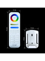 Пульт д/у Mi-light RGB/CCT 2,4G Touch 8-ми зонный FUT089 (RL089), 100014071