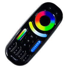 Пульт д/у Mi-light Smart touch White/RGB/RGBW/CCT 2,4 GHz 4-х зонный Black FUT092-В (RL092-В)