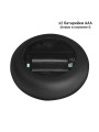 Пульт д/у Mi-light настенный, CCT, Black, 1 зона (S1-B), 100022685