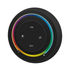 Пульт д/у Mi-light настенный, RGB+CCT, Black, 1 зона (S2-B)