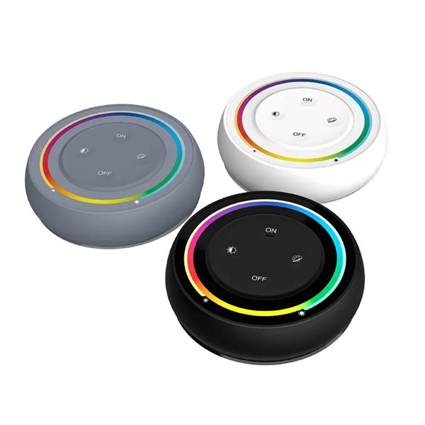 Пульт д/у Mi-light настенный, RGB+CCT, Grey, 1 зона (S2-G), 100022684