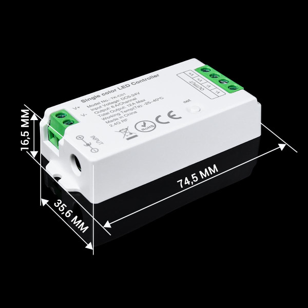 Диммер Mi-light 12A 2,4G 5-24V (TK-C01), 100022632