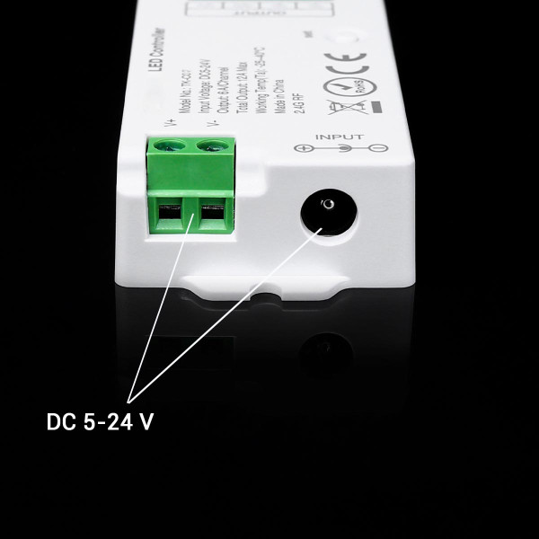 Контроллер Mi-light tunable white 12A 2,4G 5-24V (TK-C02), 100022633