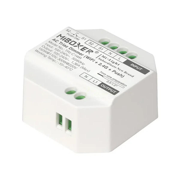 Контроллер реле Mi-light беспроводное управление Wi-Fi + RF2 10А 2.4G 220v (TK-WL SW1), 100024044